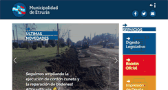 Desktop Screenshot of etruria.gov.ar